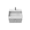 Castello Usa Amazon 24-inch Gray Vanity Set with White Top and Chrome Handles CB-MC-24G-CHR-2056-WH - alternate 4